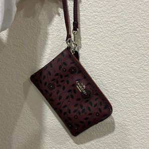 Coach Wristlet Floral